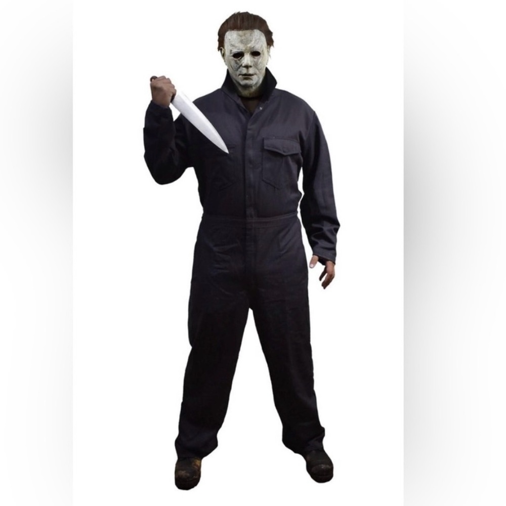 Vintage Benchmark Flame Resistant Longsleeve Coveralls &or Michael Myers Costume